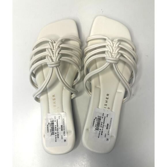 Marc Fisher Shoes - Marc Fisher Maebry 2 knotted slide Women Size 7 M NWT Ivory